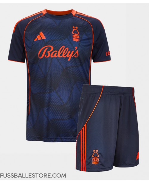 Günstige Nottingham Forest Morgan Gibbs-White #10 3rd trikot Kinder 2025-26 Kurzarm (+ Kurze Hosen)